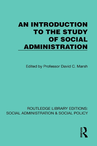 An Introduction to the Study of Social Administration.