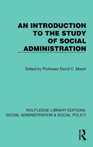 An Introduction to the Study of Social Administration.