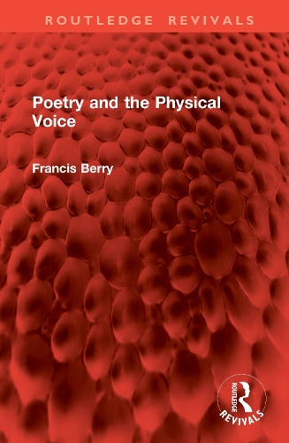Poetry and the Physical Voice.