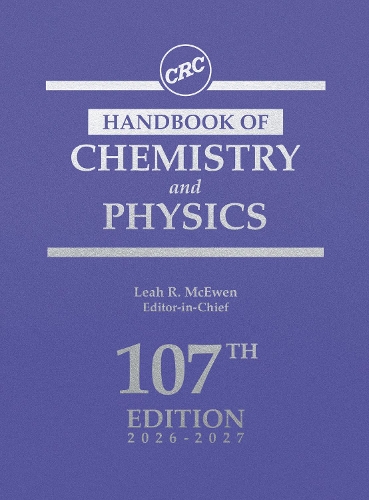 CRC Handbook of Chemistry and Physics. 107th edition