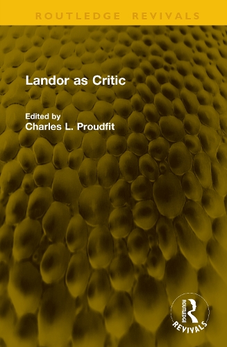 Landor as Critic.