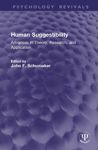 Human Suggestibility: Advances in Theory, Research, and Application.