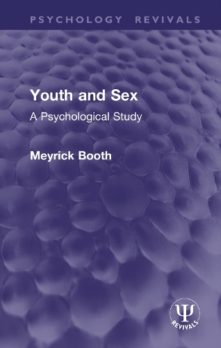 Youth and Sex: A Psychological Study.
