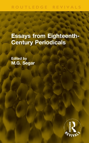 Essays from Eighteenth-Century Periodicals.