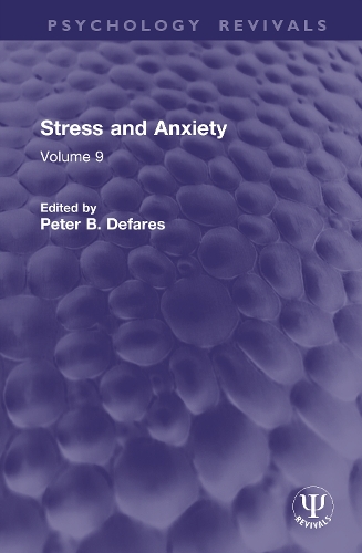 Stress and Anxiety: Volume 9.