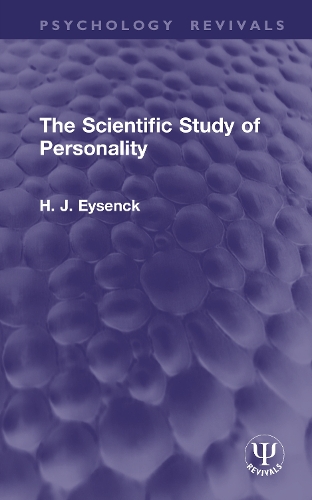 The Scientific Study of Personality.