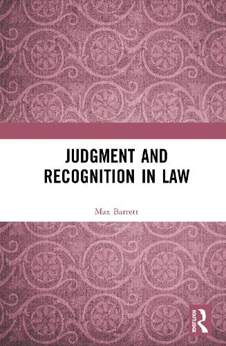 Judgment and Recognition in Law.