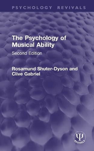 The Psychology of Musical Ability: Second Edition.
