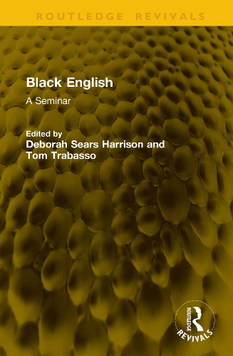 Black English: A Seminar.