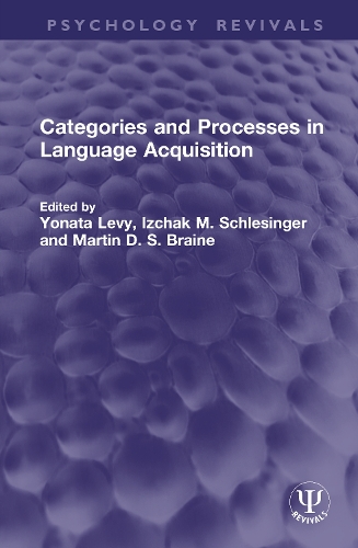 Categories and Processes in Language Acquisition.