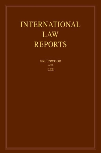 International Law Reports. Volume 193.