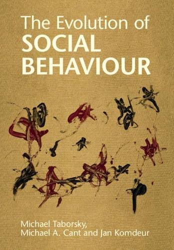 The Evolution of Social Behaviour.
