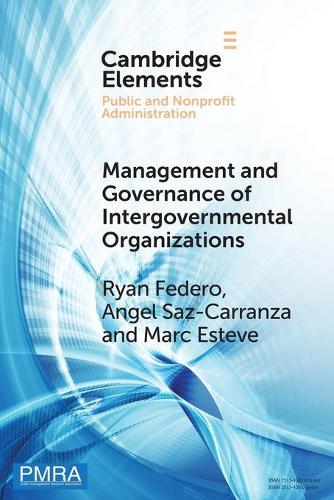 Management and Governance of Intergovernmental Organizations.