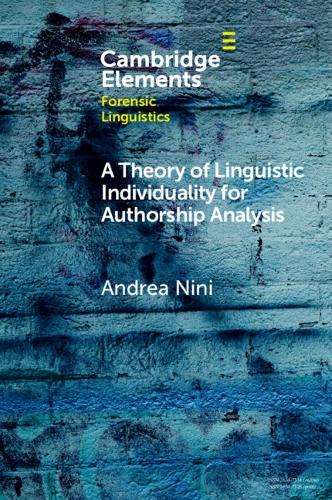 A Theory of Linguistic Individuality for Authorship Analysis.