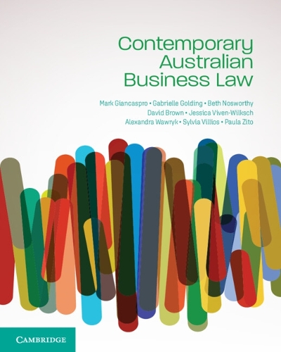 Contemporary Australian Business Law.