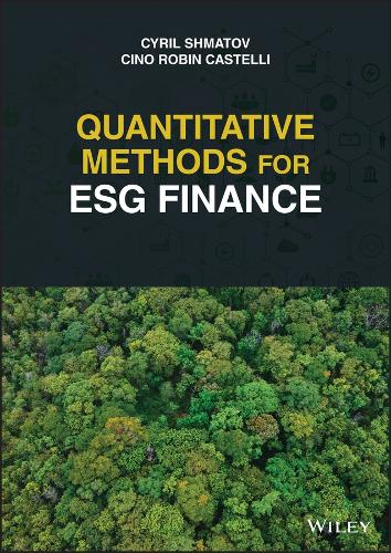 Quantitative Methods for ESG Finance.