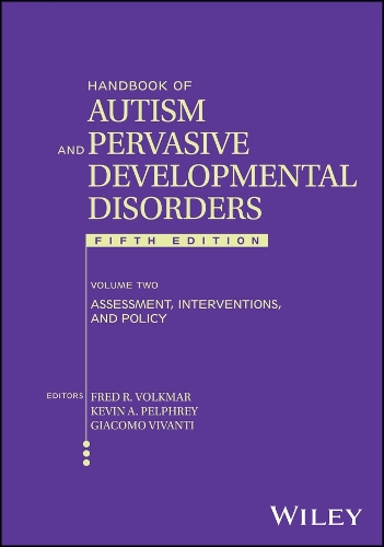 Handbook of Autism and Pervasive Developmental Disorder. Volume 2.