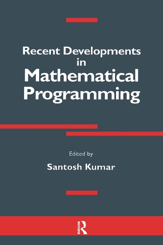 Recent Developments in Mathematical Programming.
