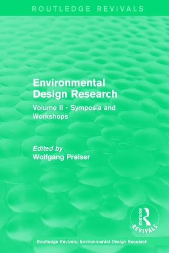Environmental Design Research: Volume two symposia and workshops.