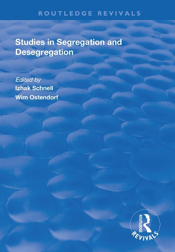 Studies in Segregation and Desegregation.
