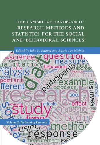 The Cambridge Handbook of Research Methods and Statistics for the Social and Behavioral Sciences. Volume 2