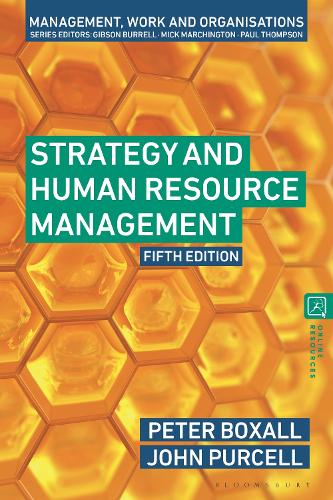 Strategy and Human Resource Management.
