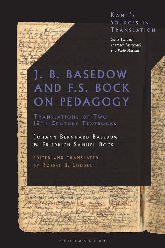 J. B. Basedow and F. S. Bock on Pedagogy