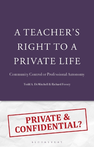 A Teacher's Right to a Private Life