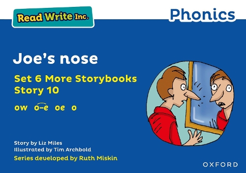 Read Write Inc. Phonics: Joe's nose (Blue Set 6A Storybook 10).