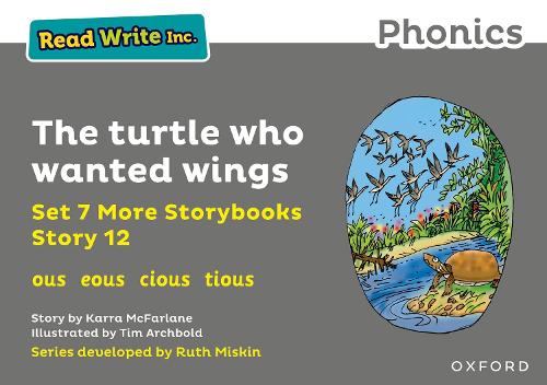 Read Write Inc. Phonics: The turtle who wanted wings (Grey Set 7A Storybook 12).