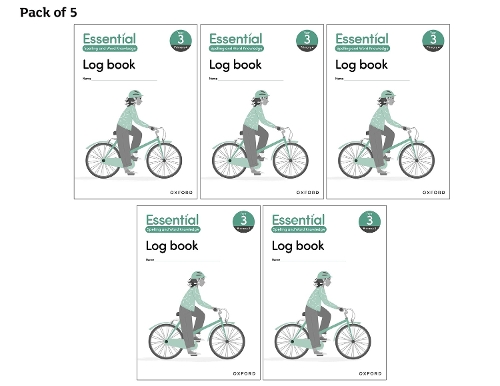 Essential Spelling and Word Knowledge: Year 3 Log Book Pack of 5.