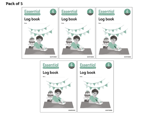 Essential Spelling and Word Knowledge: Year 6: Year 6 Log Book Pack of 5.