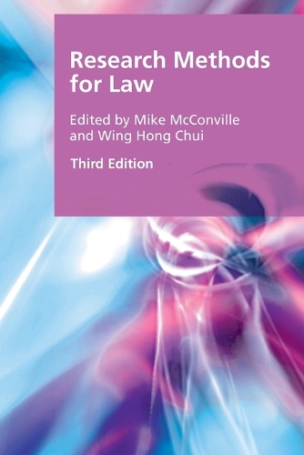 Research Methods for Law. 3rd edition