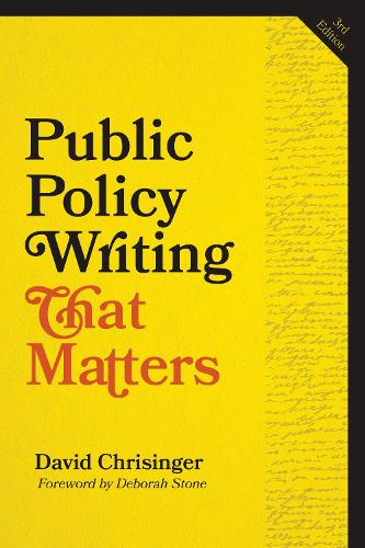 Public Policy Writing That Matters.