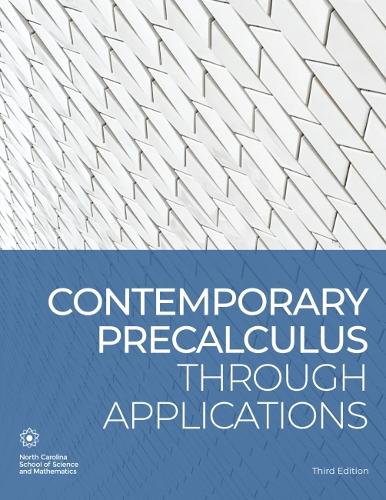 Contemporary Precalculus through Applications.