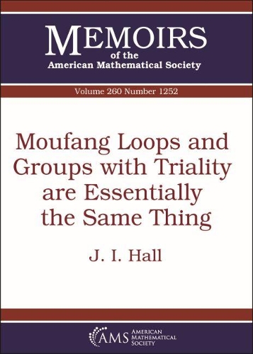 Moufang Loops and Groups with Triality are Essentially the Same Thing.