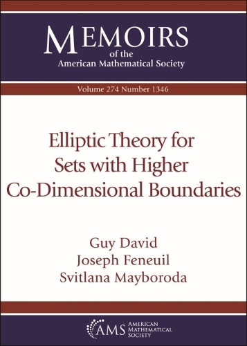 Elliptic Theory for Sets with Higher Co-Dimensional Boundaries.