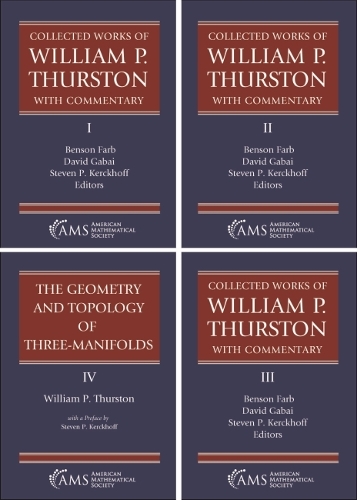 Collected Works of William P. Thurston with Commentary (The Set).