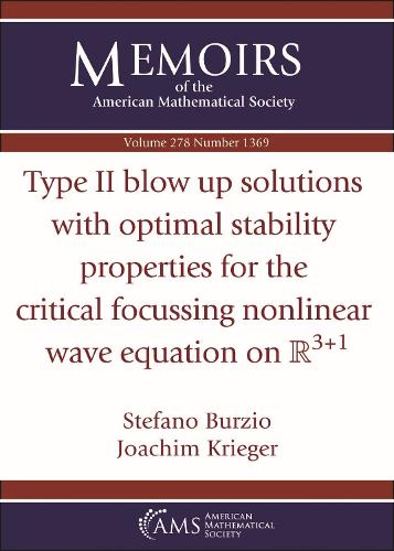 Type II blow up solutions with optimal stability properties for the critical focussing nonlinear wave equation on $\mathbb {R}^{3+1}$.