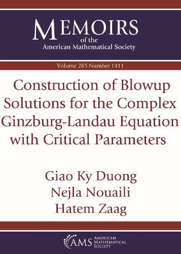 Construction of Blowup Solutions for the Complex Ginzburg-Landau Equation with Critical Parameters.