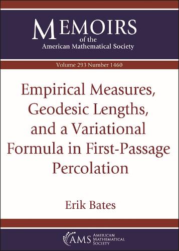 Empirical Measures, Geodesic Lengths, and a Variational Formula in First-Passage Percolation.