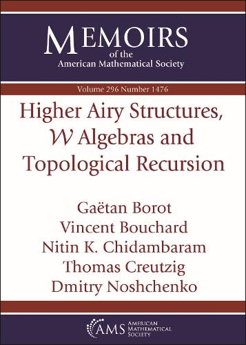 Higher Airy Structures, $\mathcal {W}$ Algebras and Topological Recursion.