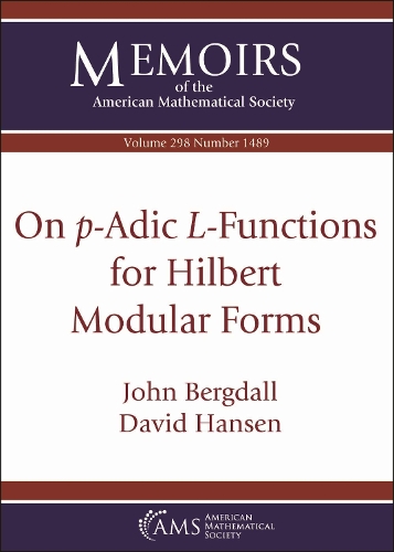 On $p$-Adic $L$-Functions for Hilbert Modular Forms.