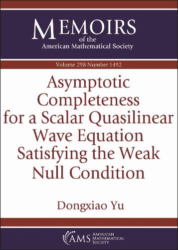 Asymptotic Completeness for a Scalar Quasilinear Wave Equation Satisfying the Weak Null Condition.