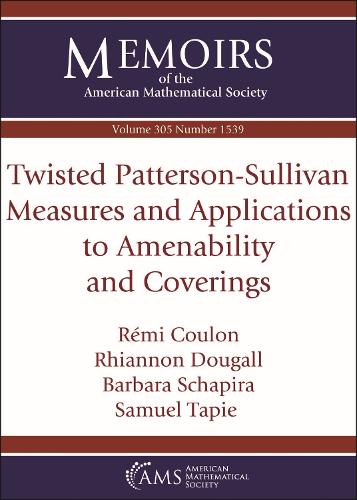 Twisted Patterson-Sullivan Measures and Applications to Amenability and Coverings.