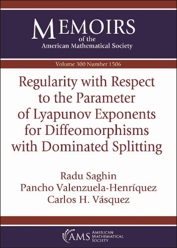 Regularity with Respect to the Parameter of Lyapunov Exponents for Diffeomorphisms with Dominated Splitting.