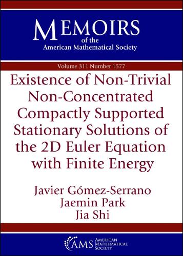 Existence of Non-Trivial Non-Concentrated Compactly Supported Stationary Solutions of the 2D Euler Equation with Finite Energy.
