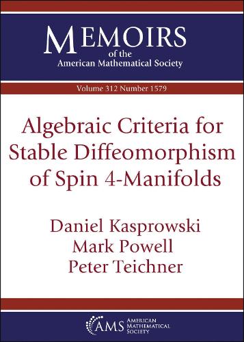 Algebraic Criteria for Stable Diffeomorphism of Spin $4$-Manifolds.