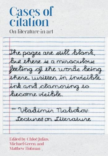 Cases of citation: On literature in art.