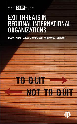 Exit Threats in Regional International Organizations.